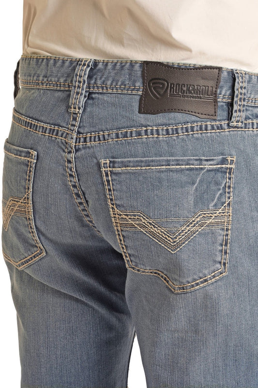 BM1RD02490 | ROCK & ROLL LADDER STITCH REVOLVER JEAN