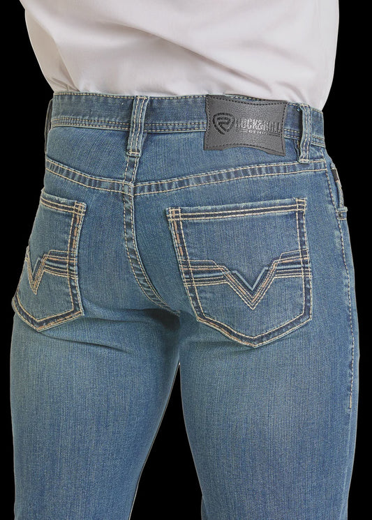 BM1RD03675 | ROCK & ROLL MENS REVOLVER STRAIGHT JEAN