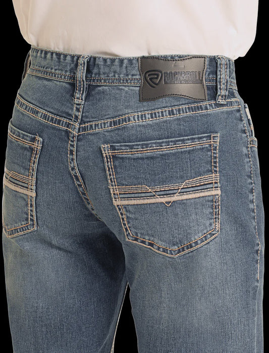 BM1RD04868 | ROCK & ROLL REVOLVER ROPE STITCH EMB