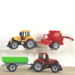 CHILDREN'S BIGTIME BARNYARD TRACTOR WITH TRAILER PLAY SET | 5100011