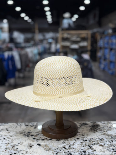 ATWOOD STRAW 100X AMARILLO 4 1/2" BRIM OPEN CROWN