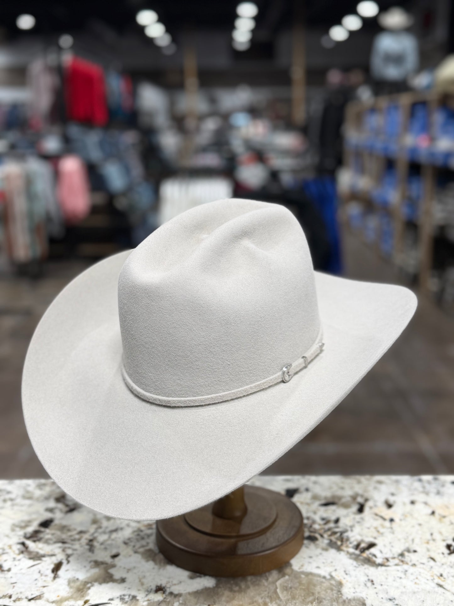 RODEO KING FELT 7X SILVERBELLY OPEN CROWN