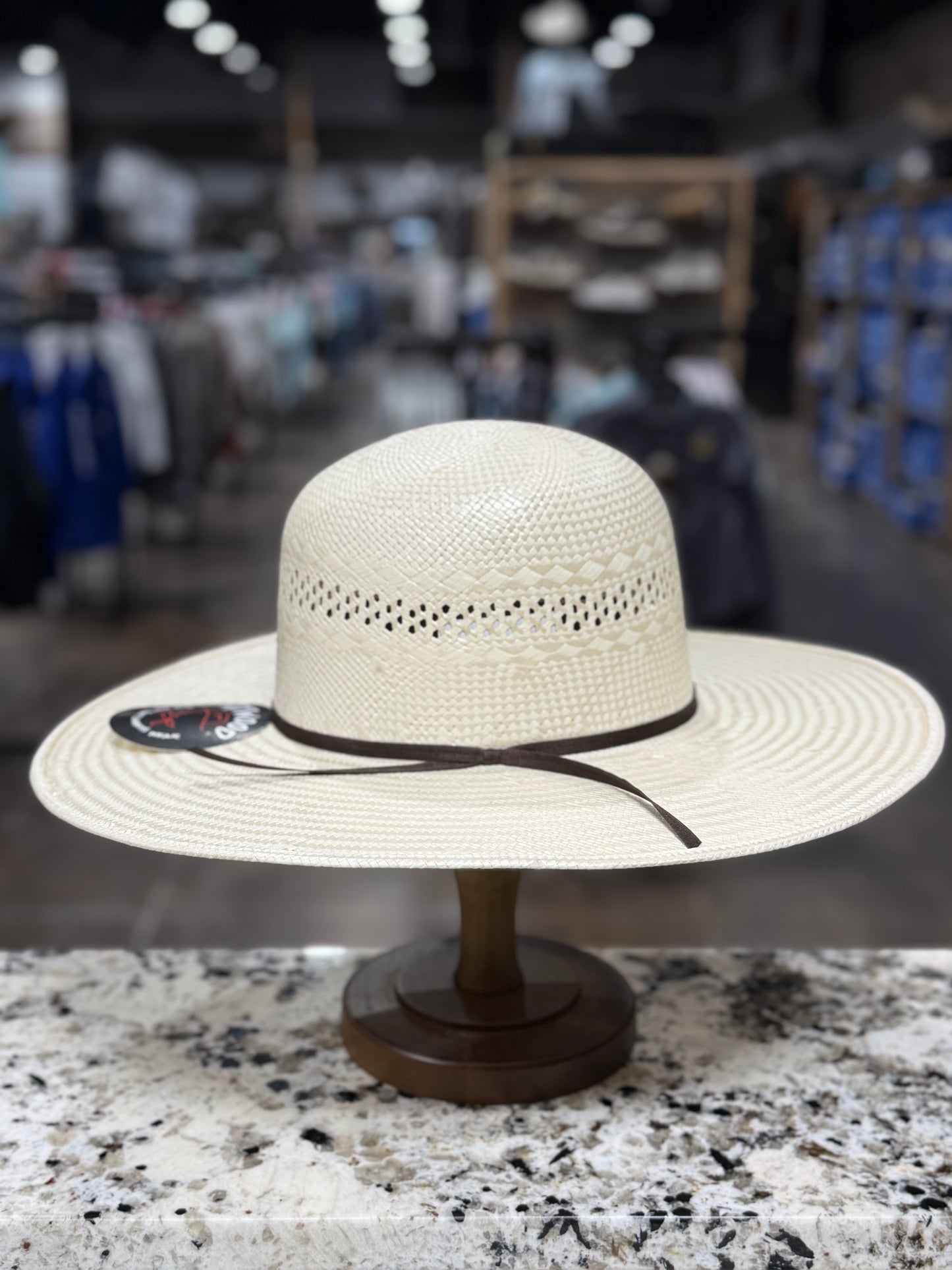 ATWOOD STRAW 100X PAXTON 4 3/4" BRIM OPEN CROWN