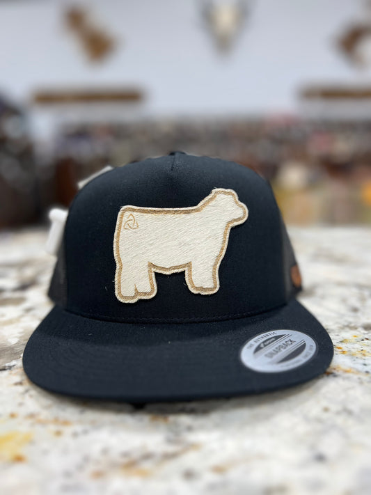 CUEROLINE COWHIDE CALF CAP