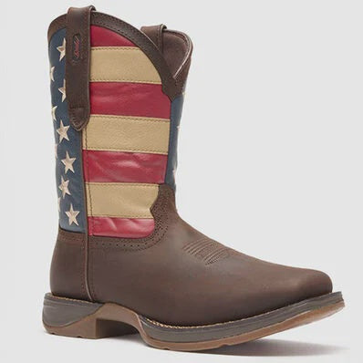 DB5554 | DURANGO BROWN PATRIOTIC FLAG BOOT