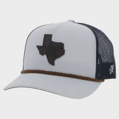 7270T-WHBL HOOEY DALLAS COWBOYS WHITE/BLUE BROWN TX CAP