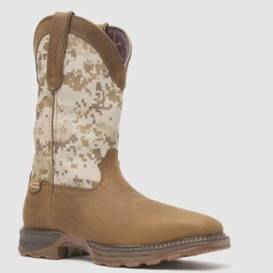 DDB0207 | DURANGO MAVERIC STEEL TOE WATERPROOF BROWN CAMO WORK BOOT