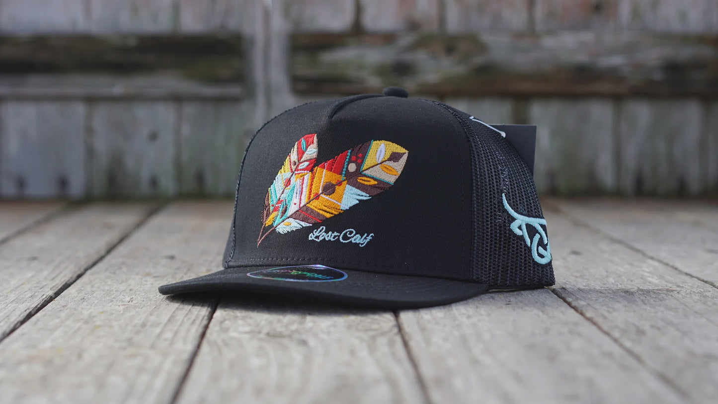 LOST CALF TRIBE FLAT KIDS CAP