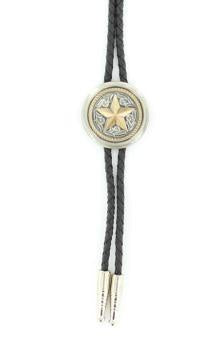 22611 | DOUBLE S GOLDEN STAR BOLO TIE