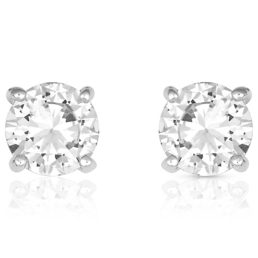 ER2545 | MONTANA SILVERSMITHS STAR LIGHTS SOLITAIRE STUD EARINGS