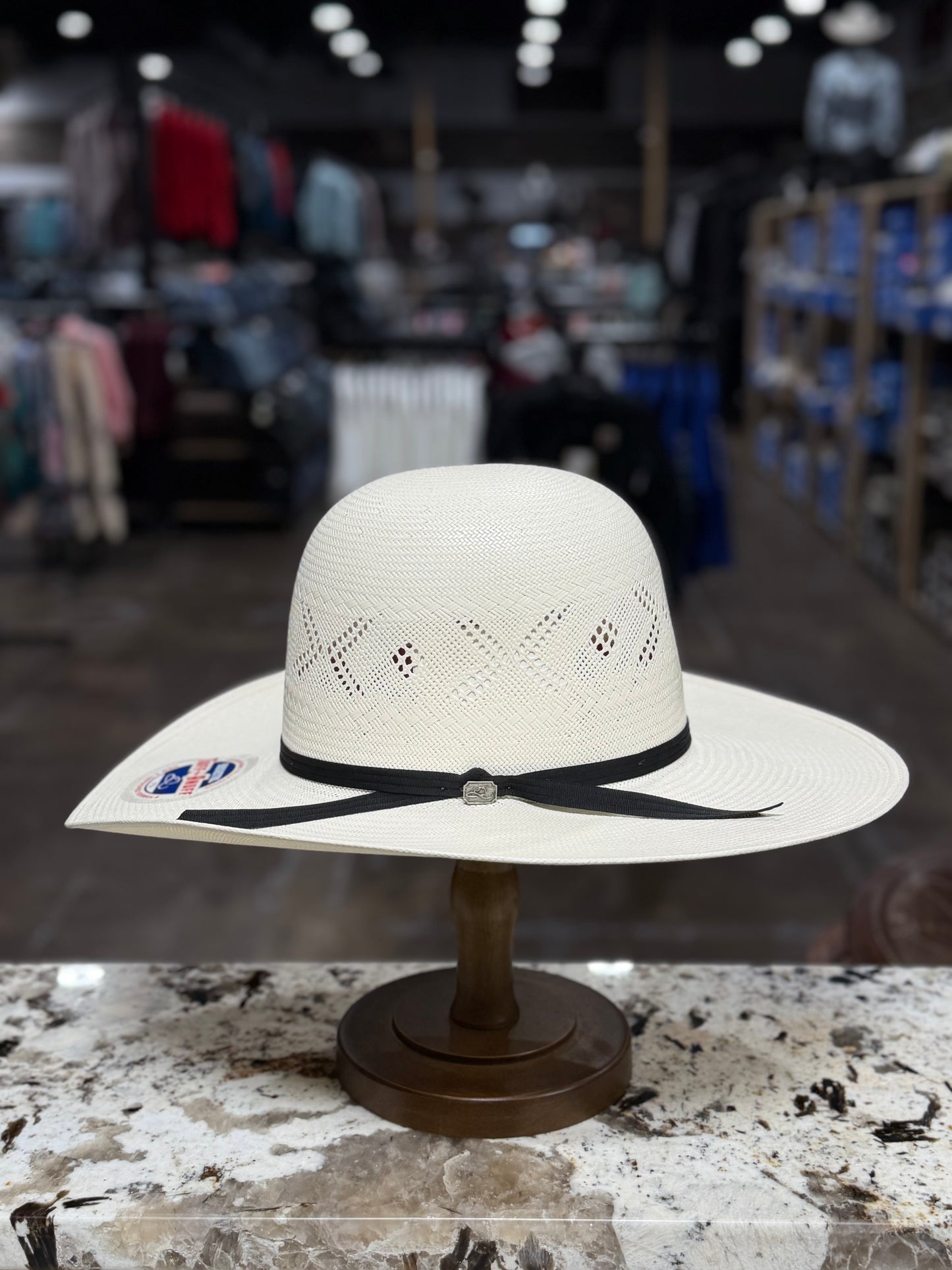 RESISTOL STRAW 20X REINS OPEN CROWN