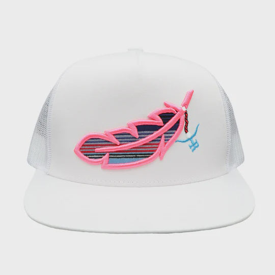 THE RANCHER FEATHERED OUTLAW HOT PINK FEATHER
