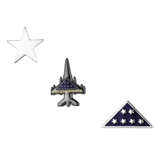 FOHTT6 | MONTANA SILVERSMITHS FOLDS OF HONOR REMEMBERANCE PIN SET