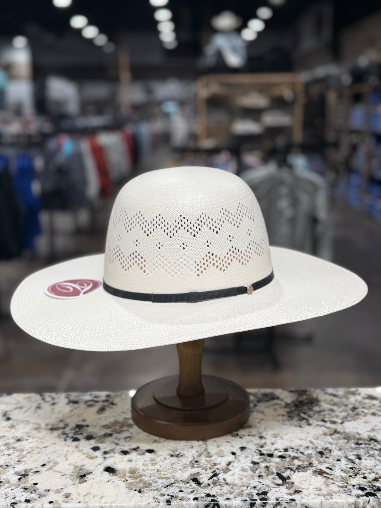5502 | TACCHINO STRAW OPEN CROWN 4 1/2 INCH BRIM