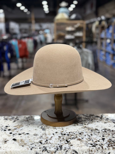 RODEO KING FELT 7X PECAN OPEN CROWN 4 1/2 INCH BRIM