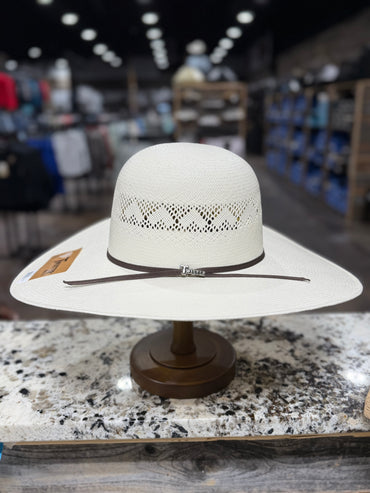 T7374V | TWISTER STRAW 30X SHANTUNG OPEN CROWN 5 INCH BRIM