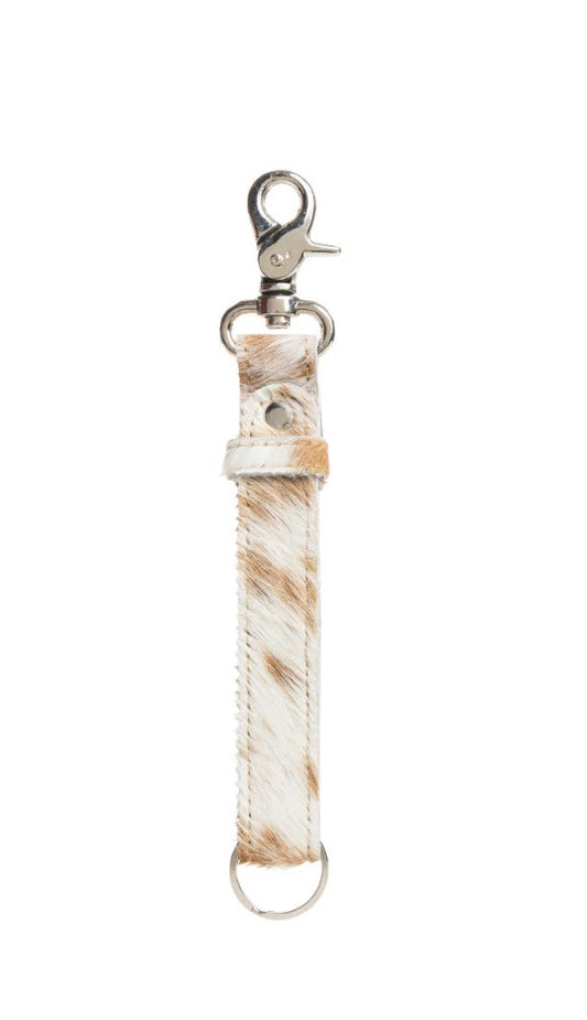 S-10864 | RANGE ROAD KEY FOB- BROWN&WHITE