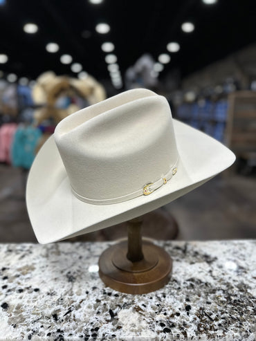 LARRY MAHAN FELT 6X BELLY - REAL - PRE SHAPE -BRIM 4