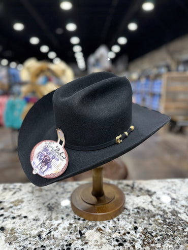 LARRY MAHAN 30X BLACK OPULENTO - BRIM 4 - PRE-SHAPED