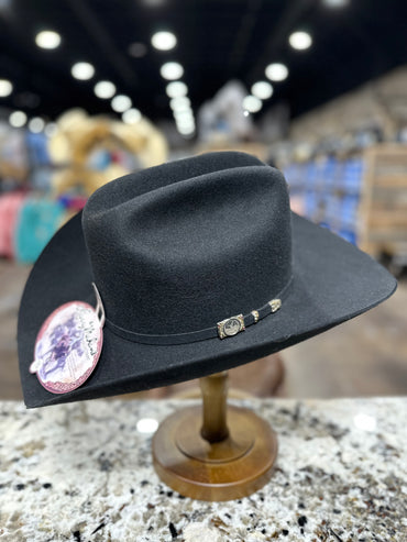 LARRY MAHAN FELT 100X BLACK PRE SHAPE