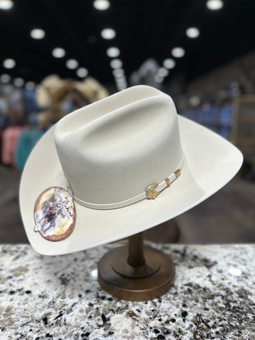 LARRY MAHAN FELT 100X BELLY -INDEPENDENCIA - BRIM 4 PRE SHAPE