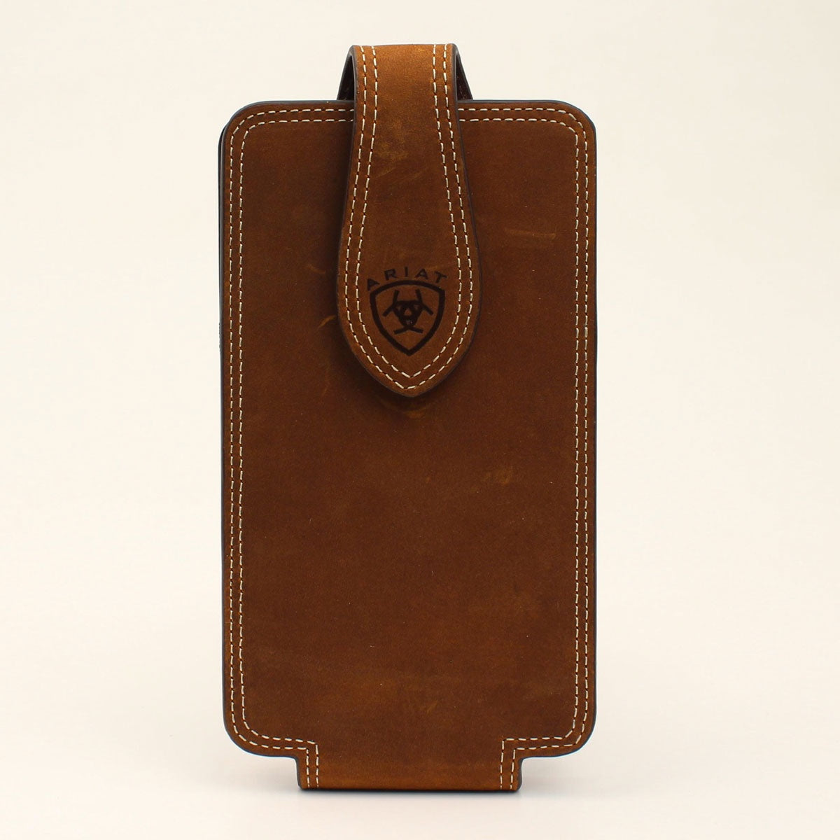A0600044/ ARIAT BROWN LEATHER CELLPHONE CASE