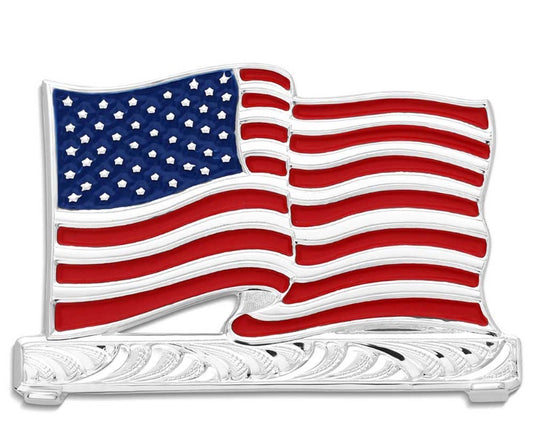 HB103 | MONTANA SILVERSMITHS PATRIOT’S PROMISE HAT BAND FLAG