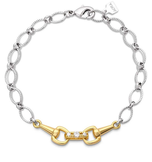 QBC6084 | MONTANA SILVERSMITHS AQHA ENJOY THE RIDE BRACELET