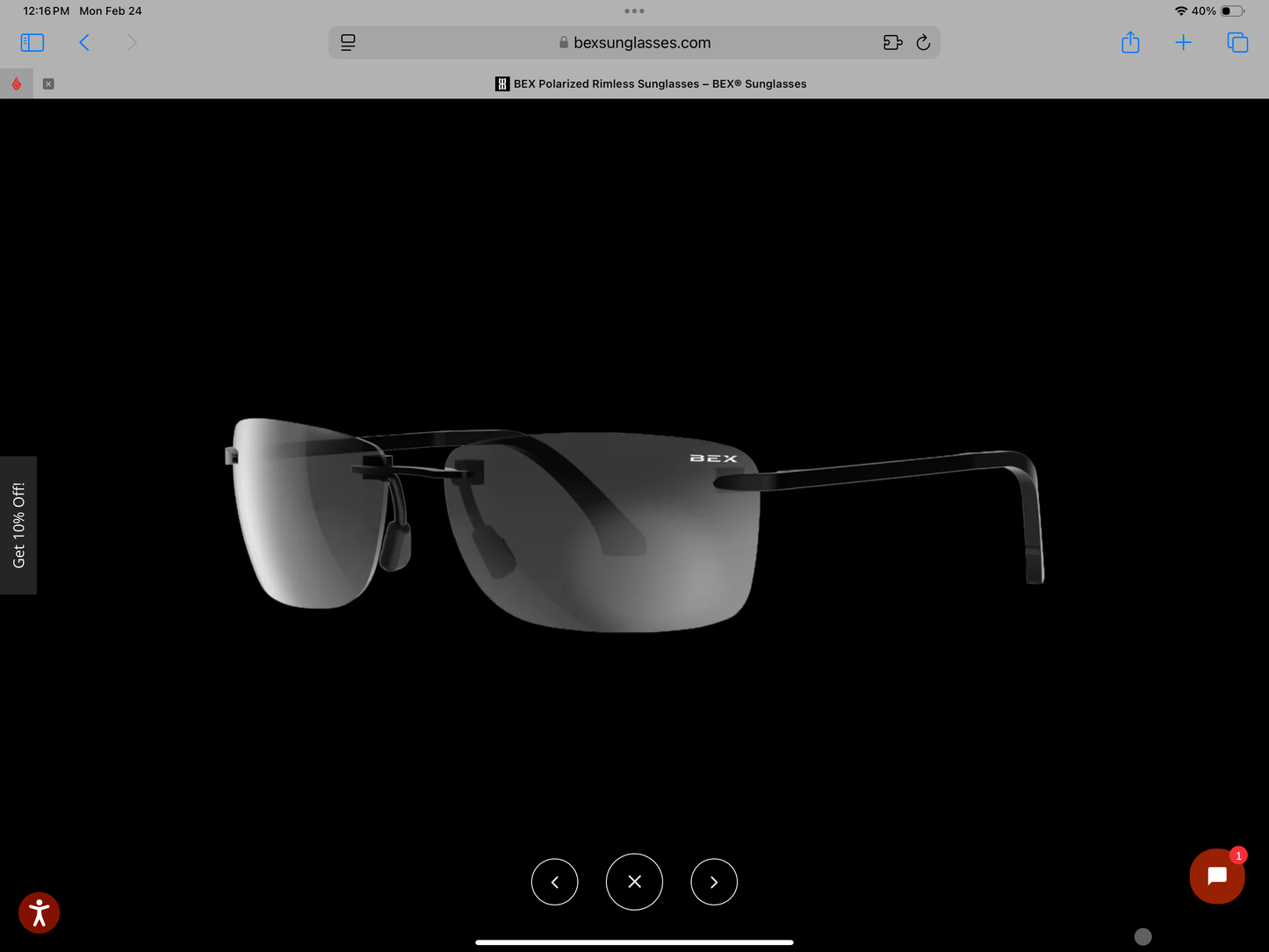 S20BGS | BEX LEGOLAS -BLACK GRAY/SILVER GLASSES