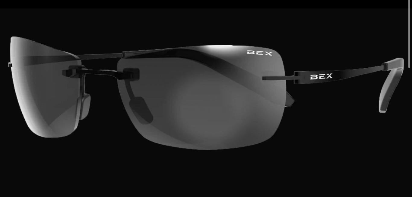 S40BGS | BEX FYNNLAND XL BLACK/GRAY/SILVER GLASSES