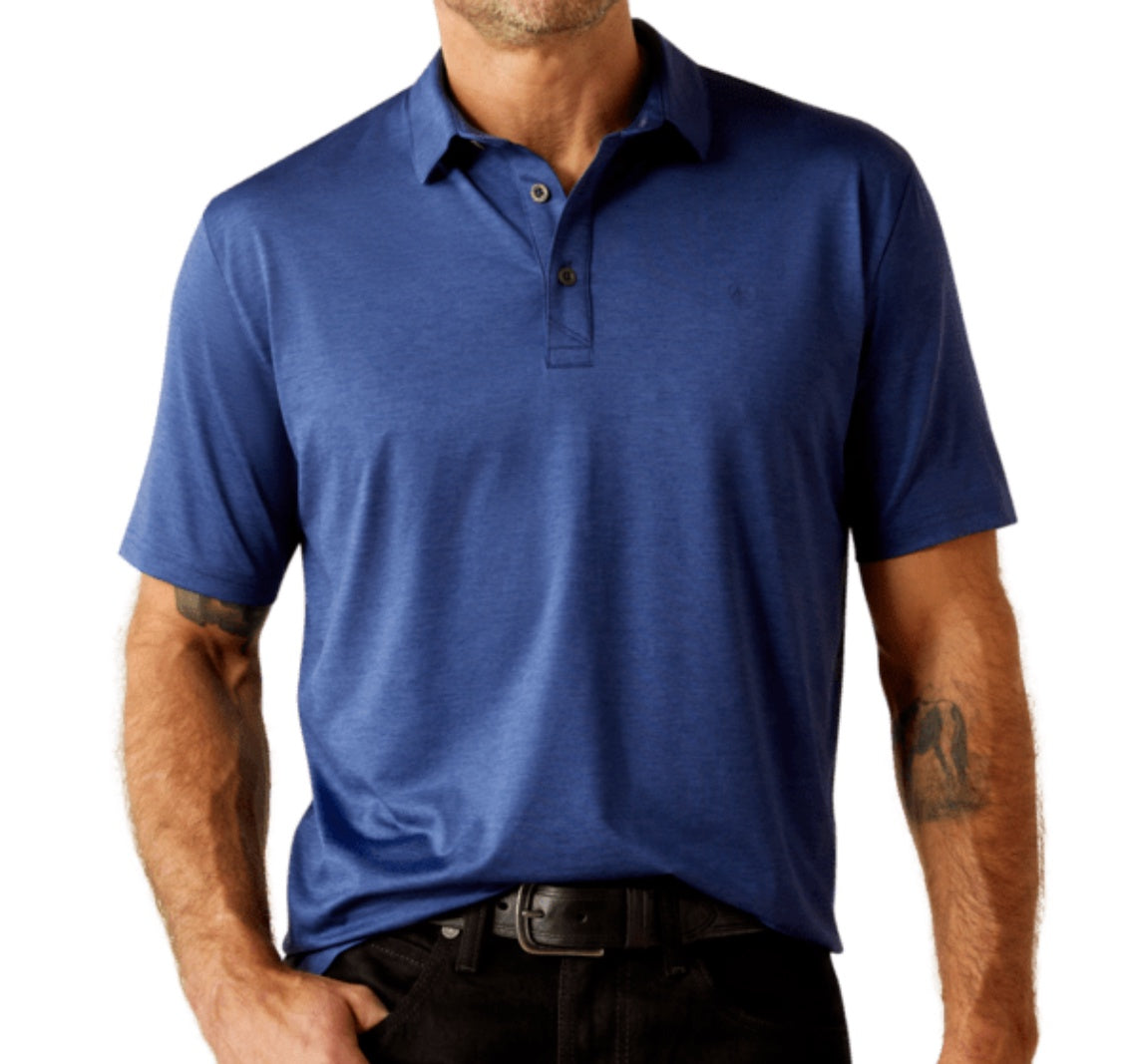 10055181 | ARIAT MEN’S CHARGER 2.0 FITTED S/S POLO