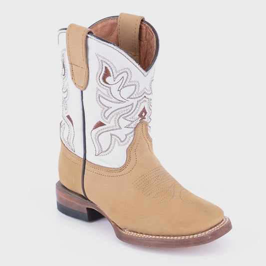 TMK200652/ TANNER MARK KIDS ROOSTER CRAZY BROWN BOOT