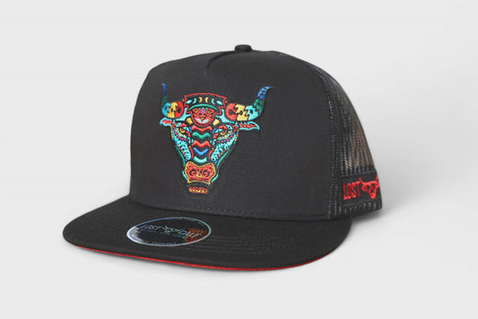 LOST CALF ALEBRIJE BLACK CAP