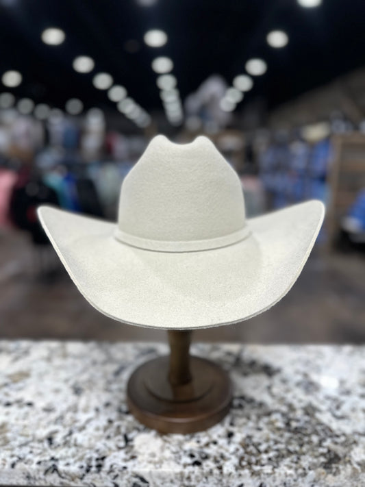 RESISTOL FELT 3X BONE TUCKER 4 INCH BRIM PRE SHAPE