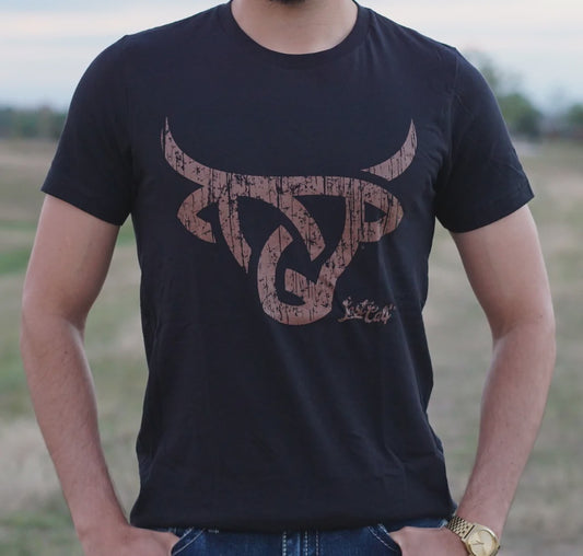 LOST CALF LAZO BLACK TEE