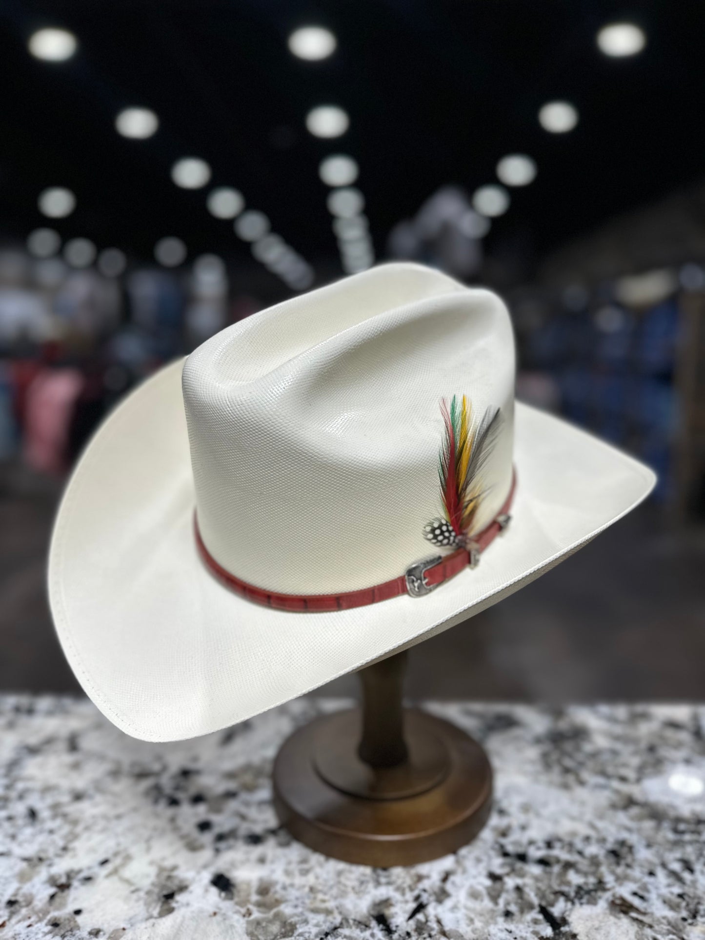 CUERNOS CHUECOS STRAW 300X MILANO F-9 3 1/2 INCH BRIM