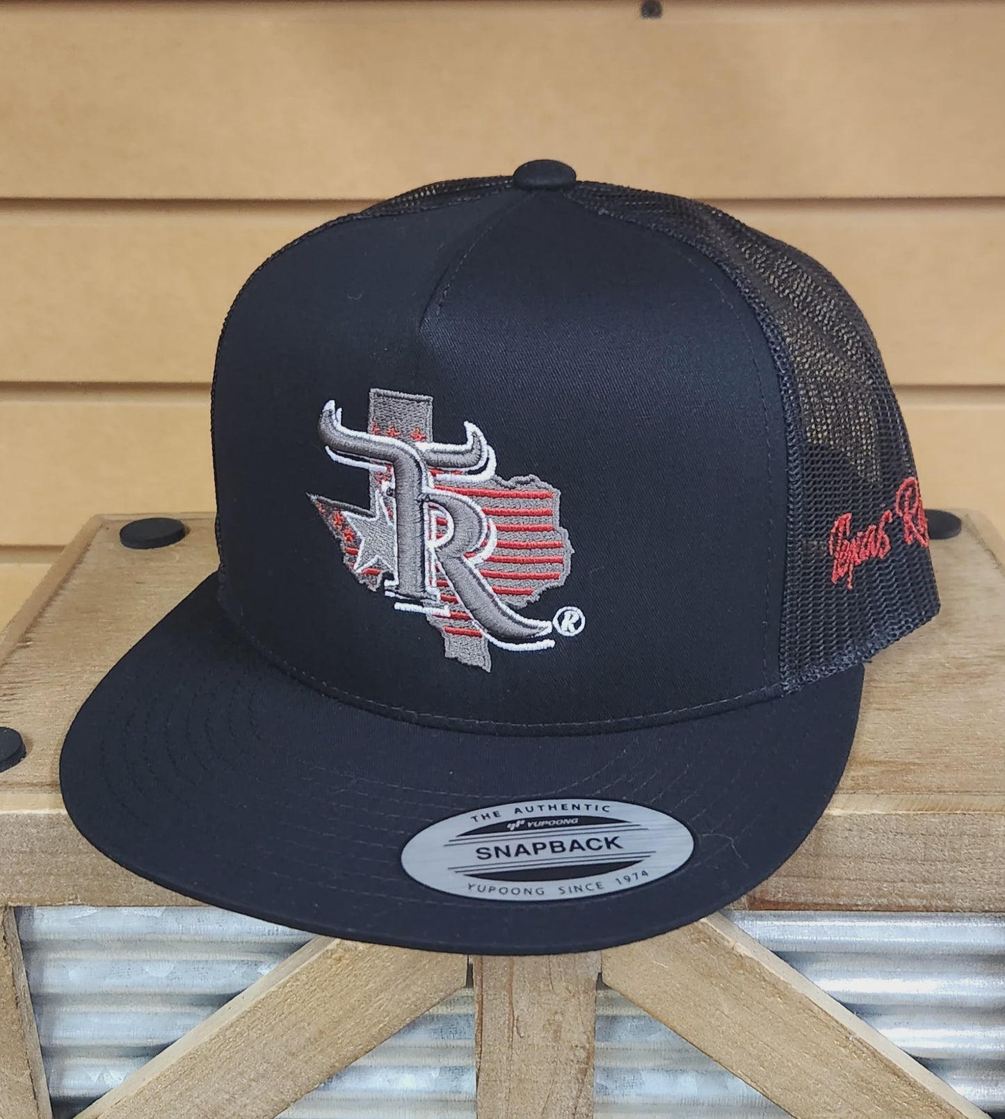 STRIPES | TEXAS RANCH BLACK/BLACK CAP