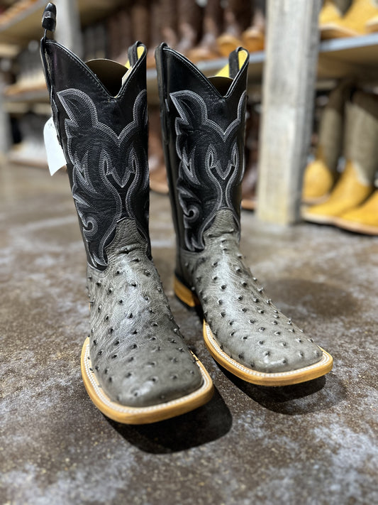 CADENA OSTRICH GRIS BRU RANCHERO TOE