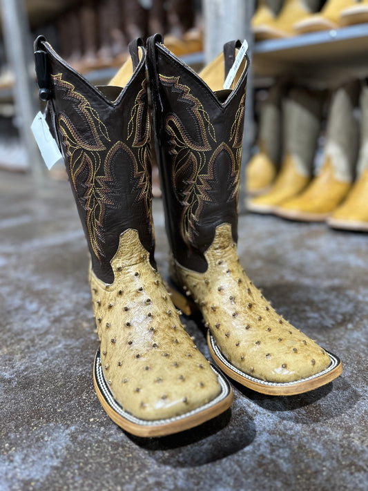 CADENA OSTRICH UMBER BRU RANCHERO TOE