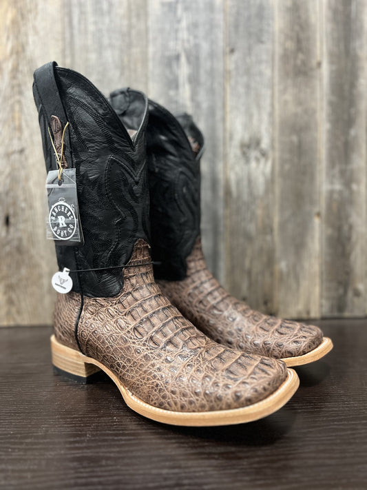 RANCHERS CAIMAN FRENTE BLACK CIGAR EFFECT RANCHERO TOE
