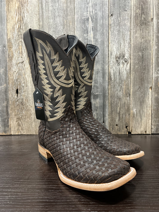RANCHERS BASKETWEAVE DIAGONAL CRAZY CHOCOLATE