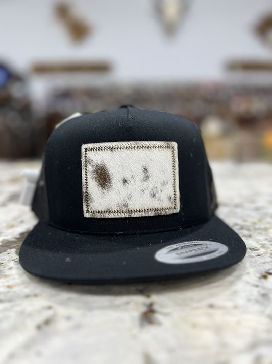 CUEROLINE COWHIDE ZIGZAG BORDER CAP