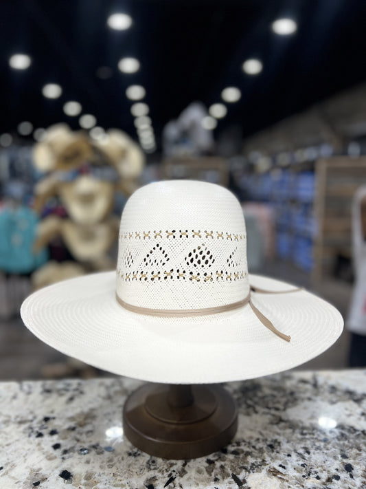 RESISTOL STRAW 20X BLACK RIDGE OPEN CROWN