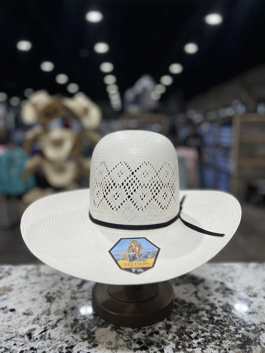 STETSON STRAW 10X BROOKWOOD OPEN CROWN