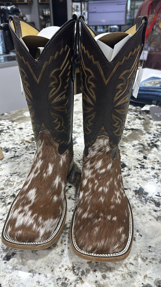 CADENA COWHIDE BROWN AND WHITE