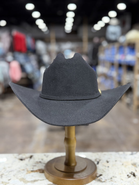 STETSON FELT 6X BLACK HIGH POINT 4 BRIM