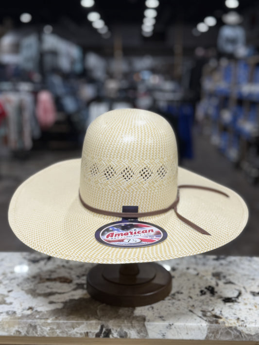 5800-2CCHOC | AMERICAN STRAW HAT OPEN CROWN 4 1/2 INCH BRIM