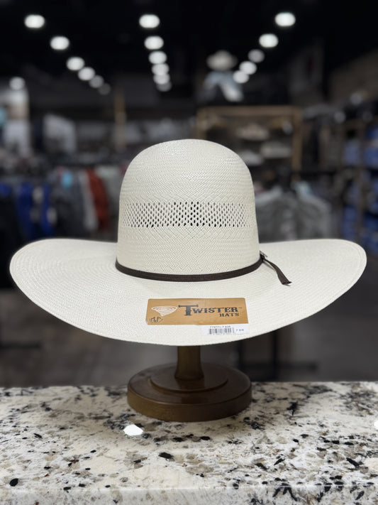 T73154V | TWISTER STRAW 30X SHANTUNG 5 INCH BRIM