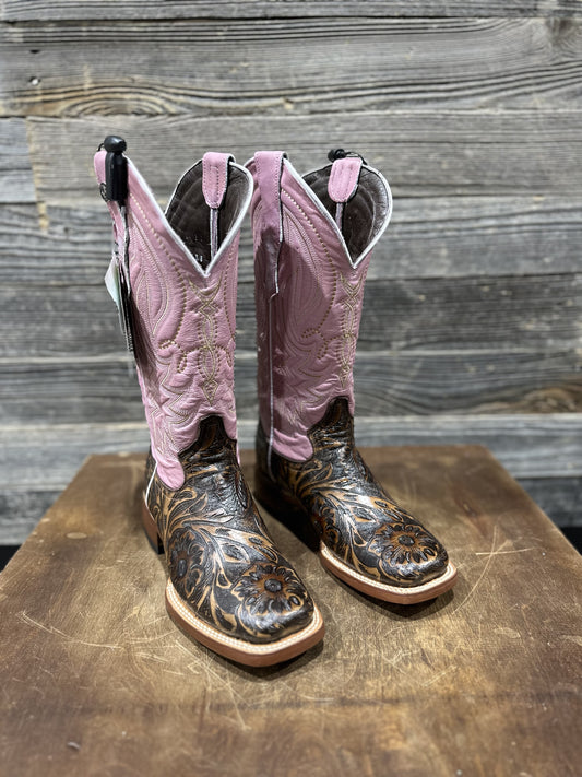 TML207129 | TANNER MARK WMNS ROMA TOOLED PINK TOP