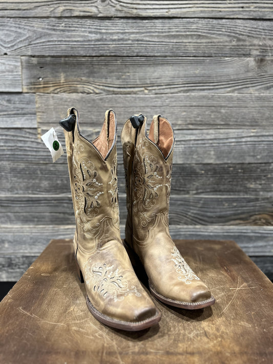 TML205060AF | TANNER MARK WOMENS MESQUITE WIDE CALF BOOT